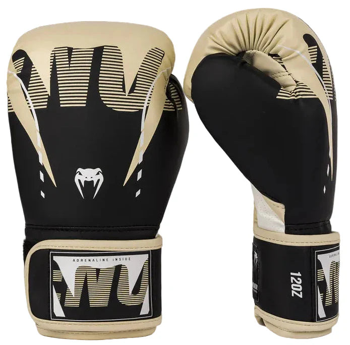 Venum Adrenaline Boxing Gloves - Black/ Ivory