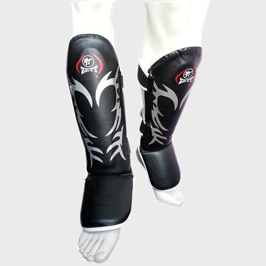 Zett Mico Kickboxing Shin & Insteps - Black