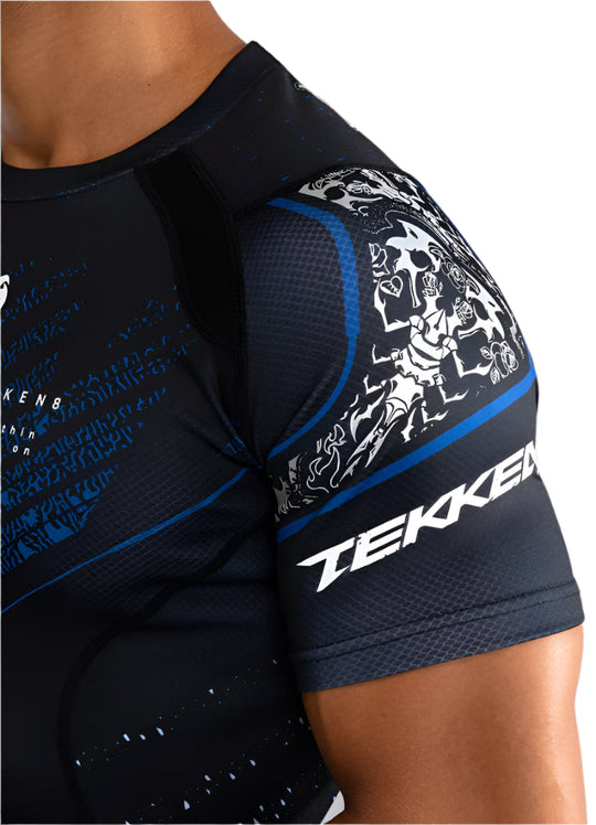Venum X TEKKEN 8 - Paul Phoenix Rashguard - Black/Blue