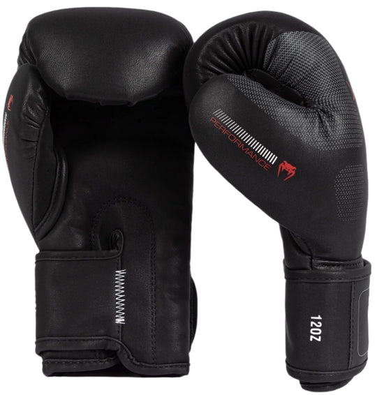 Venum Tactical XT Boxing Gloves - Black/Fire Red
