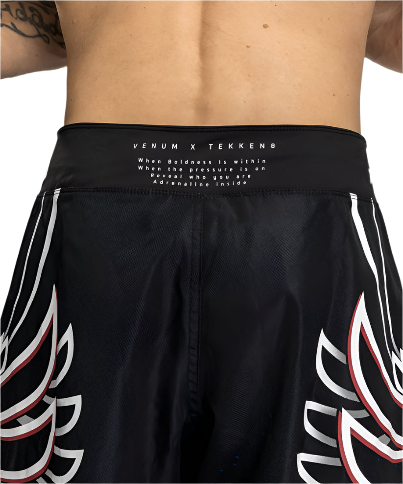 Venum X TEKKEN 8 - Jin Kazama Fight Shorts - Blue/Black/White