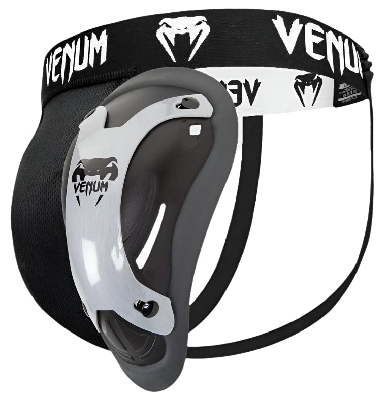 Venum Competitor Groin Guard & Support - Silver Series