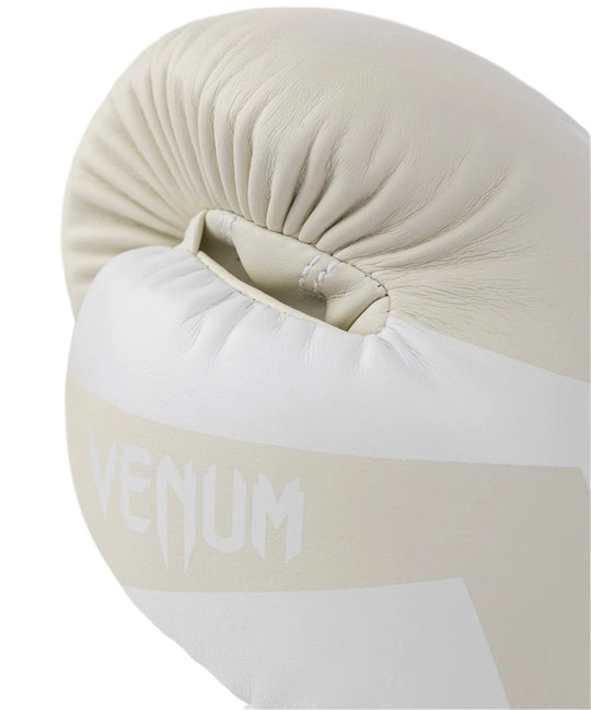 Venum Elite Boxing Gloves - White/Ivory