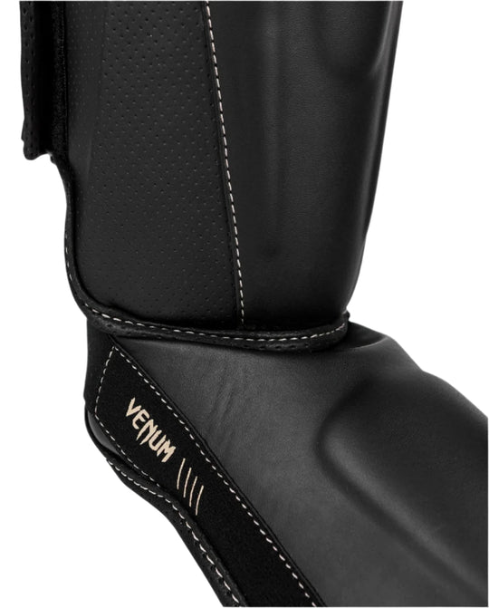 Venum Impact Evo Shinguards - Black