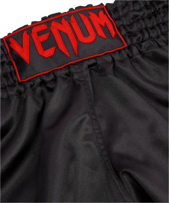 Venum Classic Muay Thai Short - Black/Red