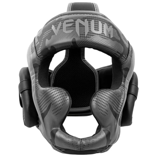 Venum Elite Boxing Headgear - Black/Dark Camo