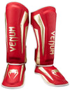 Venum Elite Shin Guards - Red