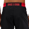 Venum x Roger Gracie Signature Fightshorts - Black/Red