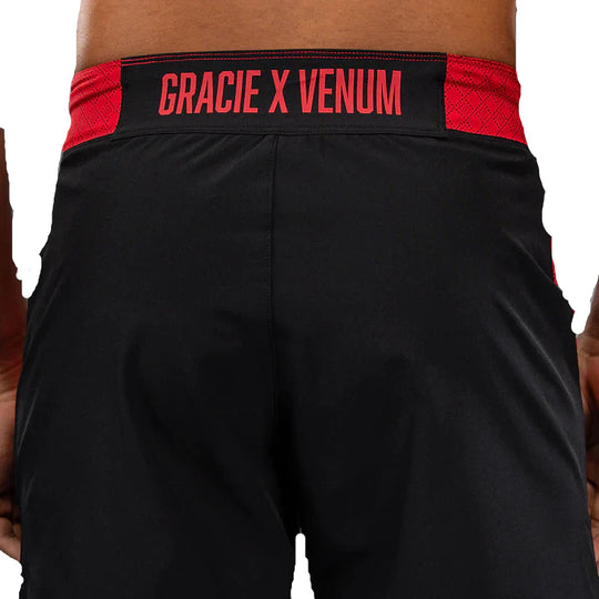 Venum x Roger Gracie Signature Fightshorts - Black/Red