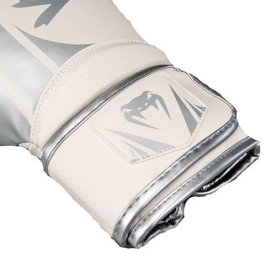 Venum Challenger 2.5 Boxing Gloves – White/Silver