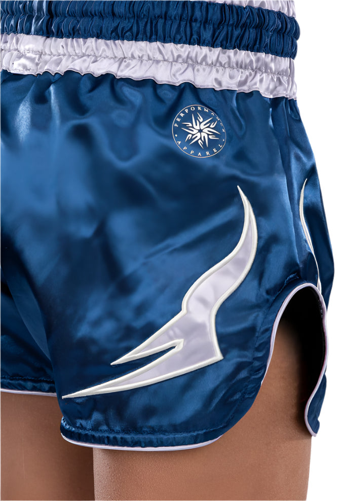 Venum Inferno Kids Thai Shorts - Royal Blue