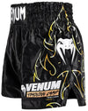 Venum VTC Flames Muay Thai Shorts - Black/Gold