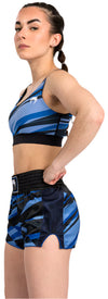 Venum Abyss Women’s Muay Thai Shorts - Shadow Blue