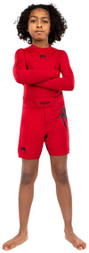 Venum Light Kids Fight Shorts - Cherry Red