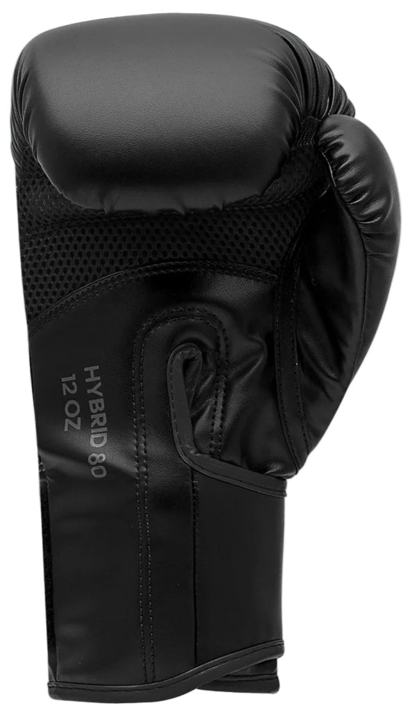 Adidas Hybrid 80 Boxing Gloves - Black/Black