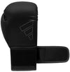 Adidas Hybrid 80 Boxing Gloves - Black/Black
