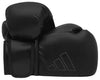 Adidas Hybrid 80 Boxing Gloves - Black/Black