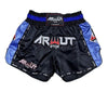 Arwut Carbon Edition Muay Thai Shorts - Black/Blue