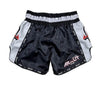 Arwut Carbon Edition Muay Thai Shorts - Black/Silver