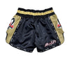 Arwut Carbon Edition Muay Thai Shorts - Black/Gold
