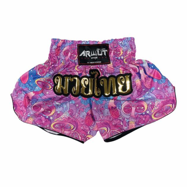 Arwut Psychedelic Trippy Shrooms Muay Thai Shorts