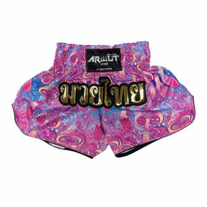 Arwut Psychedelic Trippy Shrooms Muay Thai Shorts