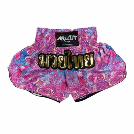 Arwut Psychedelic Trippy Shrooms Muay Thai Shorts