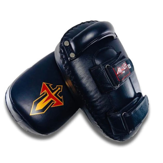 Arwut KP1 Curved Thai Pads - Black - M