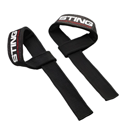 Sting HD Cotton Lifting Straps - Black - Standard