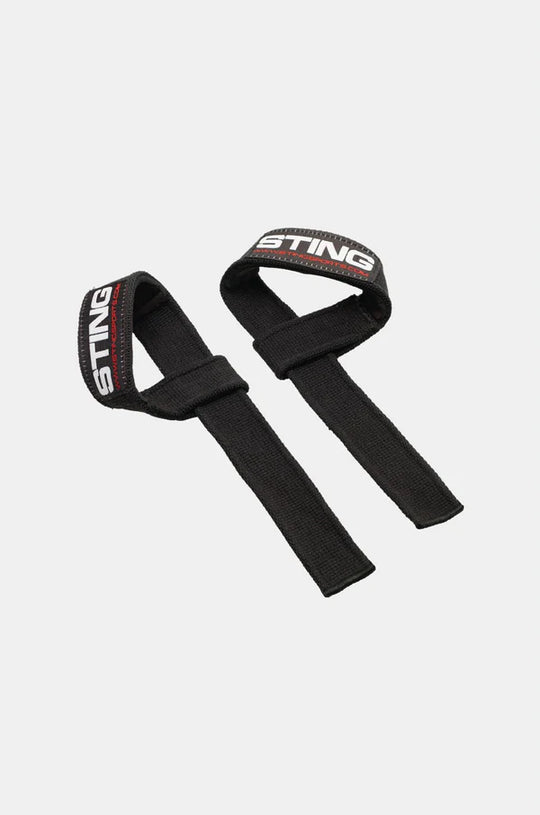 Sting HD Cotton Lifting Straps - Black - Standard