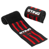 Sting Elasticised Lifting Wrist Wraps - Black/Red - 18 Inch