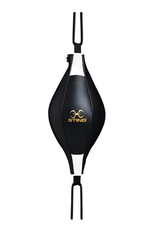 Sting 10 Inch Leather Floor To Ceiling Ball - Black - Standard