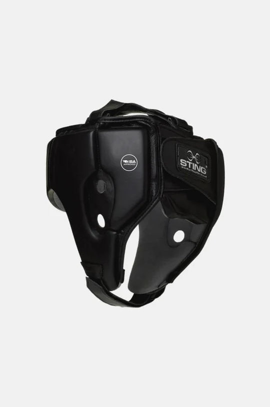 Sting Orion Gel Open Face Head Guard - Black