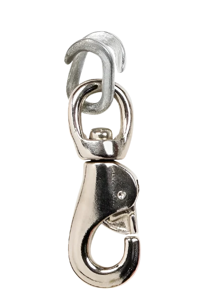 Sting Snap Hook And Swivel - Silver - Standard