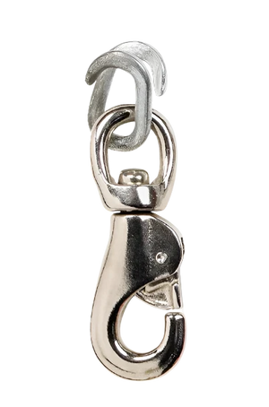 Sting Snap Hook And Swivel - Silver - Standard