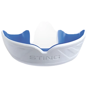 Sting Power Gel Sports Mouthguard - White/Blue