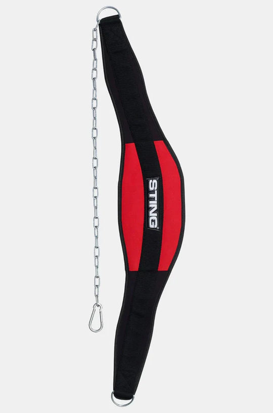 Sting 7 Inch Neo Dip Belt - Black/Red - Standard