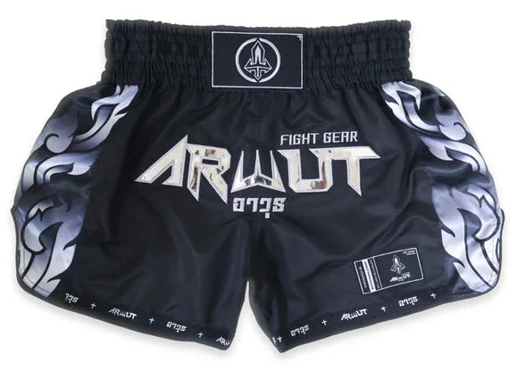 Arwut The Ascent Muay Thai Shorts - Jet Black