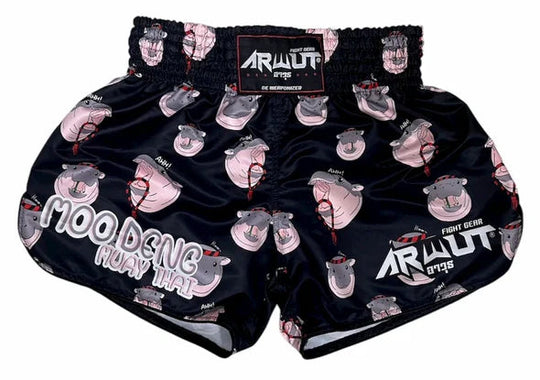 Arwut Moo Deng Monogram Muay Thai Shorts