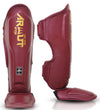 Arwut The Ascent Shin Guards - Crimson Red