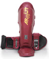Arwut The Ascent Shin Guards - Crimson Red