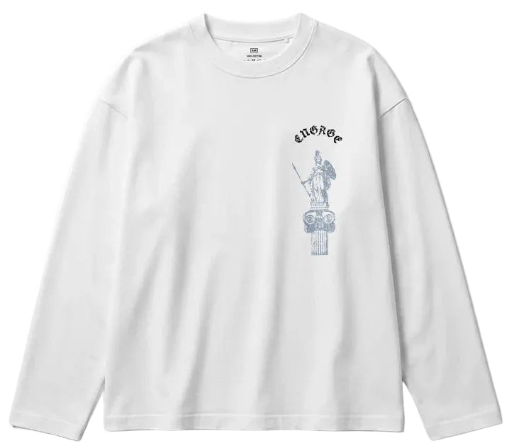 Engage Athena Sculpture L/S T-Shirt - White