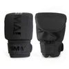 SMAI Triple Black Mitten Boxing Bag Glove - Black