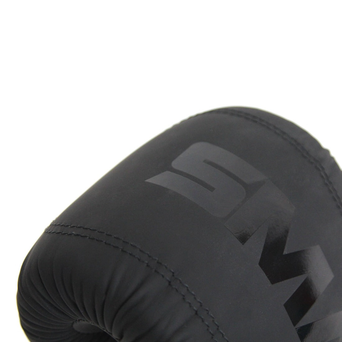 SMAI Triple Black Mitten Boxing Bag Glove - Black