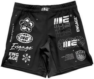Engage Billboard MMA Grappling Shorts - Black