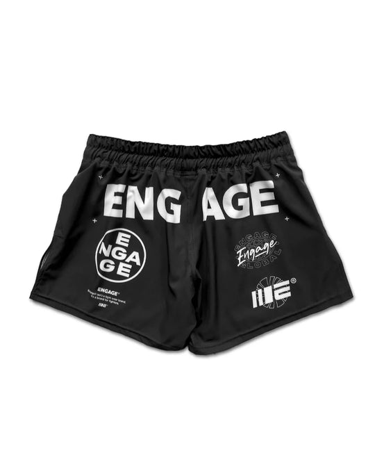 Engage Billboard MMA Hybrid Shorts - Black