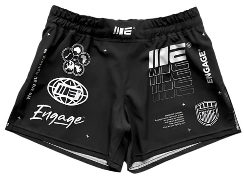 Engage Billboard MMA Hybrid Shorts - Black