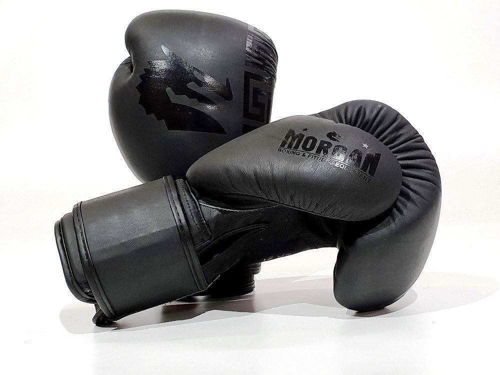 Morgan B2 Bomber Leather Boxing Gloves - 12-16oz