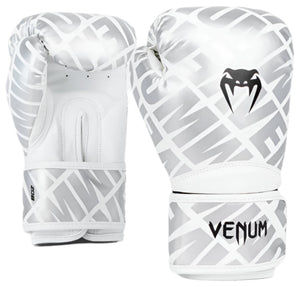 Venum Contender 1.5 XT Kids Boxing Gloves - White/Silver