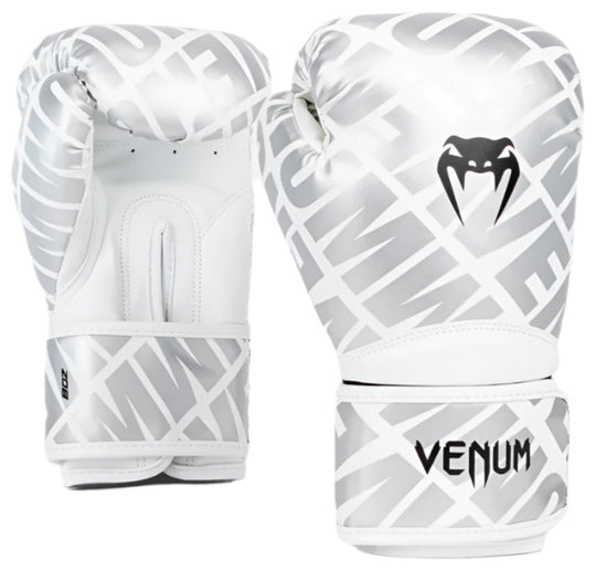Venum Contender 1.5 XT Kids Boxing Gloves - White/Silver